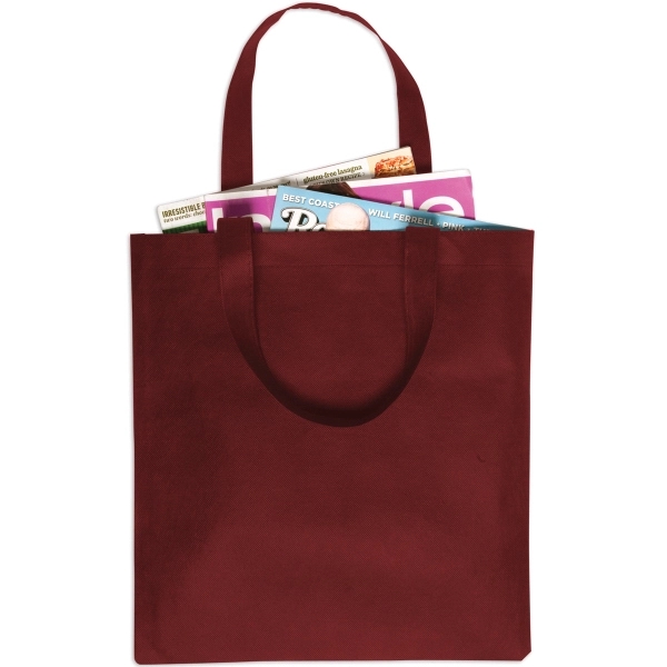 Non woven tote bag made from 80 GSM non-woven polypropylene, measures... from ASI 52840 Evans Manufacturing