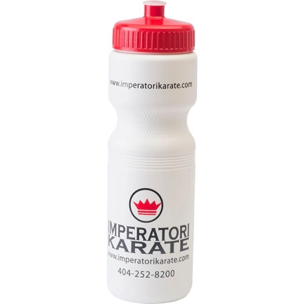Durable 28 oz. bike sports bottle, perfect for staying hydrated on... from ASI 67075 Leprechaun Promotions, LLC / Leprechaun Promotions