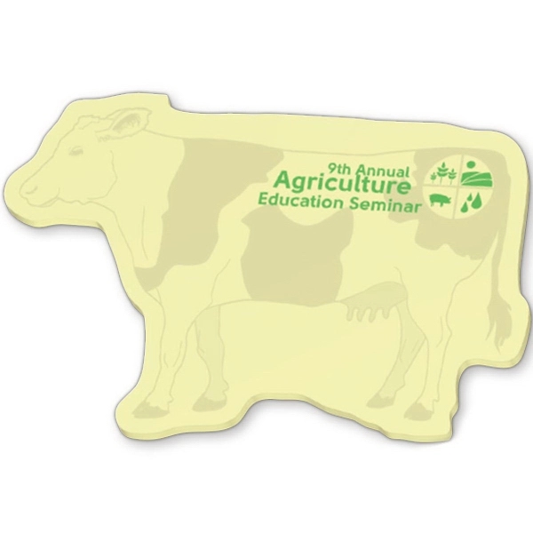 Jumbo 25 sheet custom printed notepad with over 100 standard shape... from ASI 91240 3M/Promotional Markets Dept