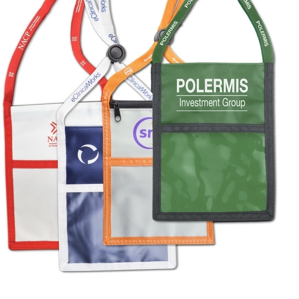 These versatile credential wallets can be ordered in any PMS color.... from ASI 79898 Promovision / PROMOVISION