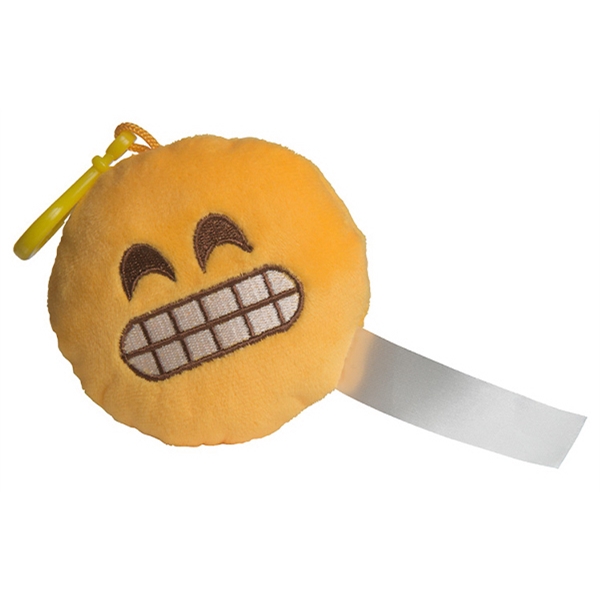 Plush emoji keychain made of polyurethane with a "yikes" expression.... from ASI 34415 Alpi International LTD / Alpi™