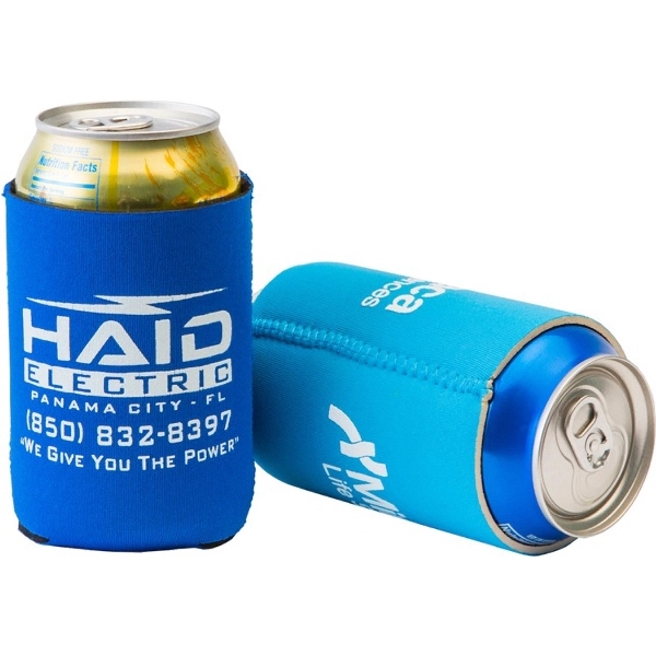 Collapsible Premium Quality Neoprene Can Cooler, fits in pocket or purse... from ASI 67075 Leprechaun Promotions, LLC / Leprechaun Promotions