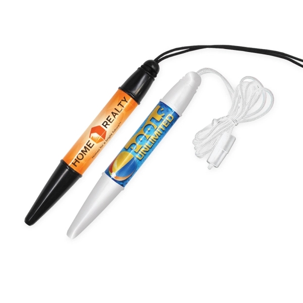 Pen with powerful magnetics on breakaway lanyard.... from ASI 39850 The Bentcil Company / Bentcils™