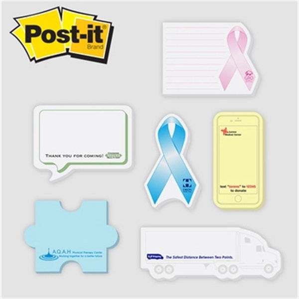 Jumbo 50 sheet custom printed notepad with over 100 standard shape... from ASI 91240 3M/Promotional Markets Dept
