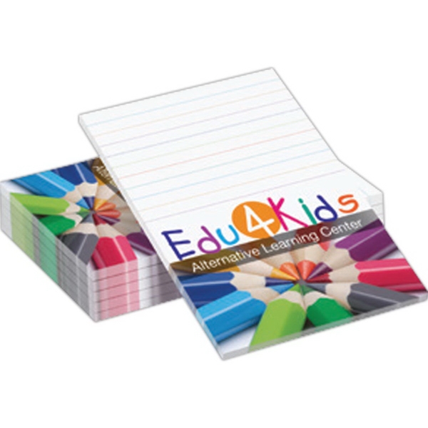 Custom printed 6 note pads set with 50 sheets per note... from ASI 91240 3M/Promotional Markets Dept