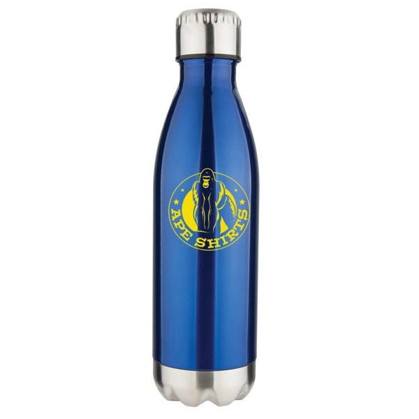 Double-wall stainless steel bottle (17 oz.) with vacuum insulation.... from ASI 90807 Tekweld