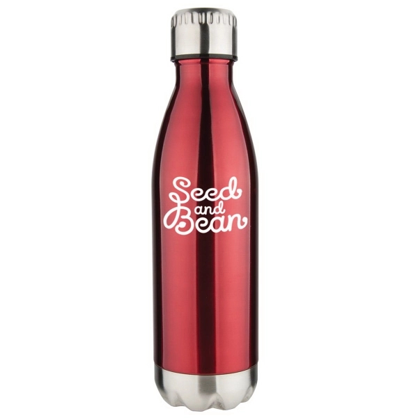 Double-wall stainless steel bottle (17 oz.) with vacuum insulation.... from ASI 90807 Tekweld