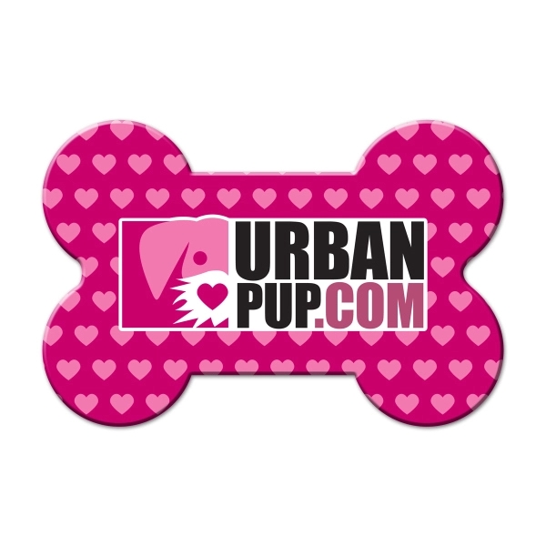 Bone-shaped full-color coaster made of cork material... from ASI 90807 Tekweld