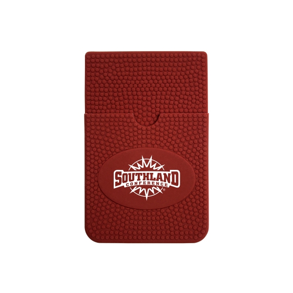 Football themed silicone smart wallet with 3 card capacity.... from ASI 90807 Tekweld