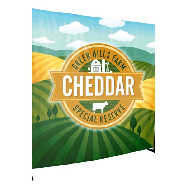 6' W x 8' H backdrop banner (only) made of wrinkle-resistant... from ASI 90807 Tekweld