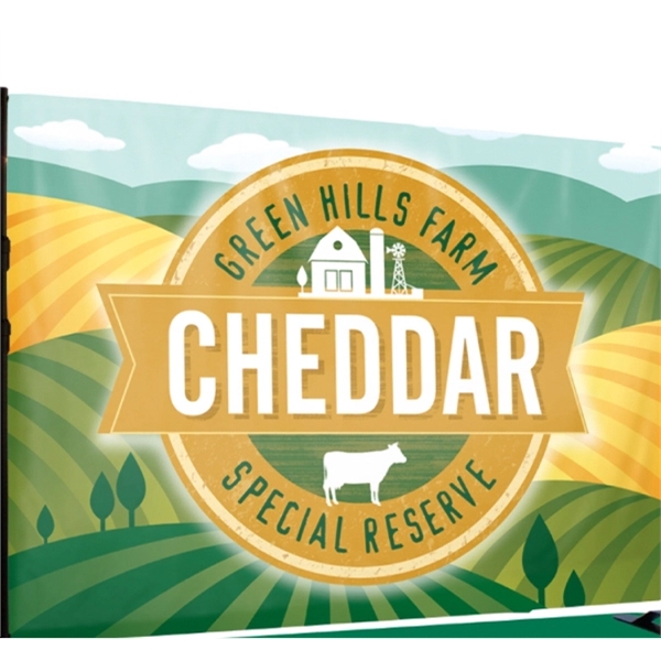 6' W x 5' H table top backdrop banner (only) made... from ASI 90807 Tekweld