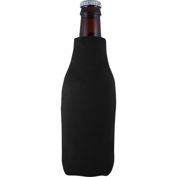 Insulated FoamZone zippered bottle cooler, perfect for keeping drinks cold on... from ASI 67075 Leprechaun Promotions, LLC / Leprechaun Promotions