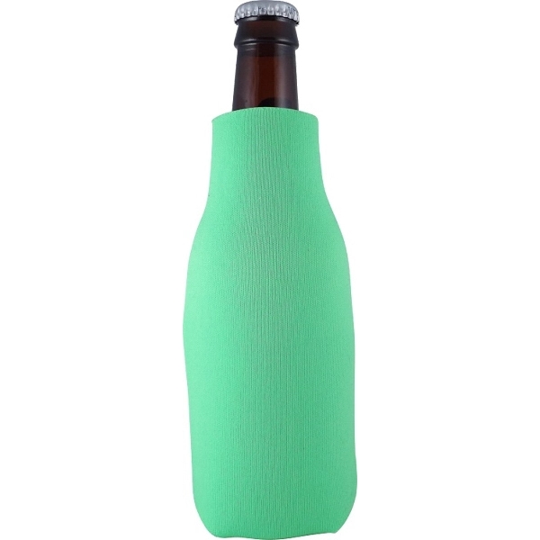 Insulated FoamZone zippered bottle cooler, perfect for keeping drinks cold on... from ASI 67075 Leprechaun Promotions, LLC / Leprechaun Promotions