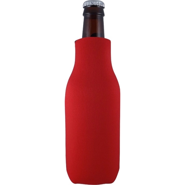 Insulated FoamZone zippered bottle cooler, perfect for keeping drinks cold on... from ASI 67075 Leprechaun Promotions, LLC / Leprechaun Promotions