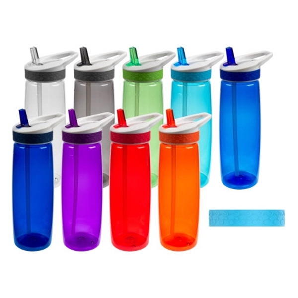 25 oz. capacity water bottle with single-wall construction, screw-on waves design... from ASI 99030 Zipline