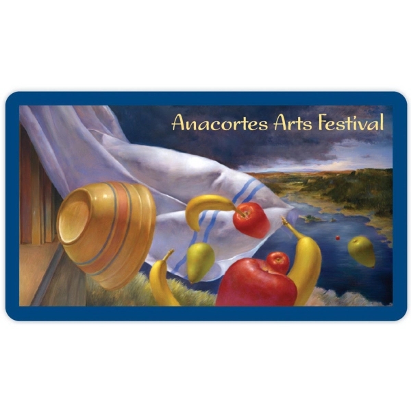 4-mil thick business card label made of vinyl.... from ASI 59080 Halls & Company