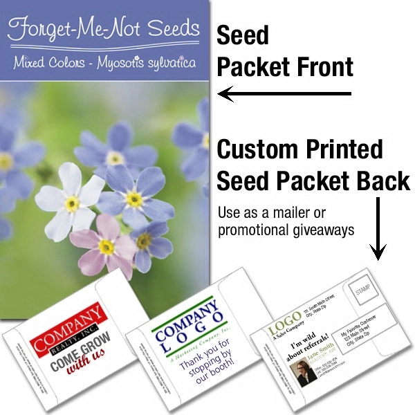Mailable Seed Packet - Custom Printed Back... from ASI 46719 Corner Lot Marketing Inc / CLMPromotions