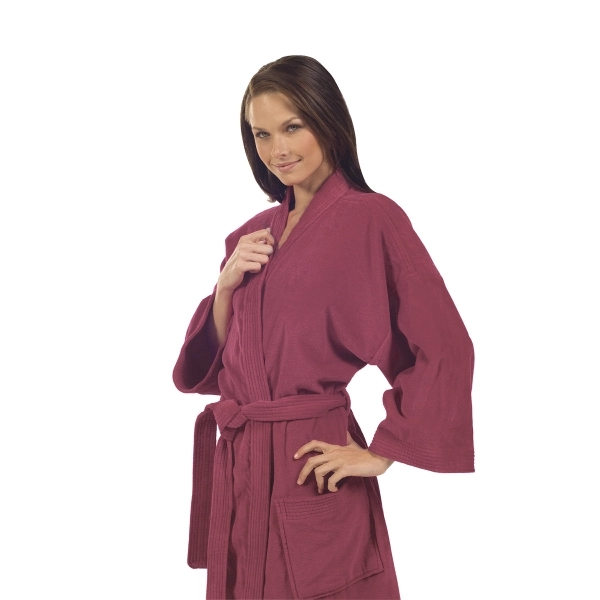 Kimono robe made of 100% cotton and triple sheared, luxurious terry... from ASI 90913 Terry Town
