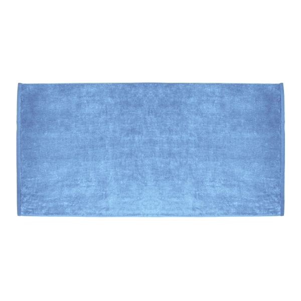 30" x 60" premium colored cotton velour beach towel.... from ASI 90913 Terry Town