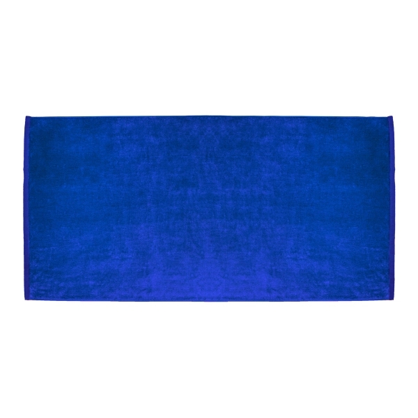 30" x 60" premium colored cotton velour beach towel.... from ASI 90913 Terry Town