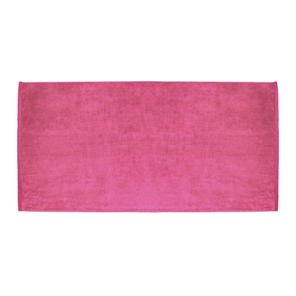 30" x 60" premium colored cotton velour beach towel.... from ASI 90913 Terry Town