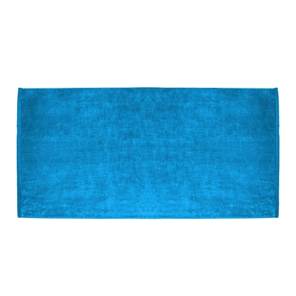 30" x 60" premium colored cotton velour beach towel.... from ASI 90913 Terry Town