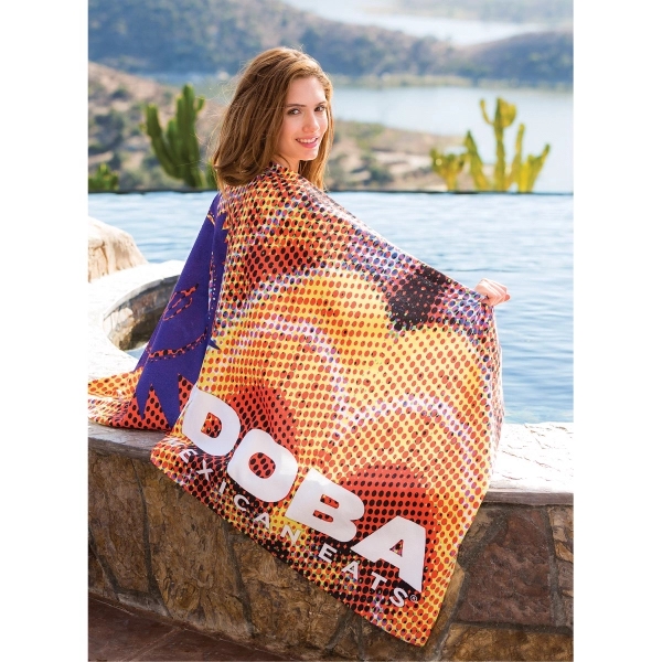 30" x 60" microfiber velour beach towel.... from ASI 90913 Terry Town