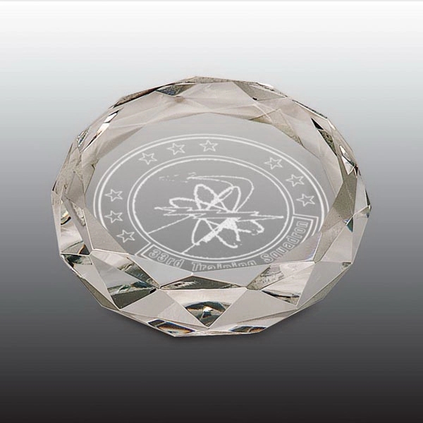 3" x 3" rectangle crystal paperweight that comes in a velvet-lined... from ASI 74601 Calico