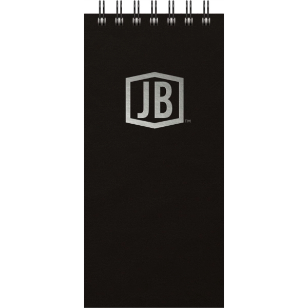 4" x 8.5" luxury reporter pad with foil or deboss imprint,... from ASI 91340 Journalbooks/Timeplanner Calendars