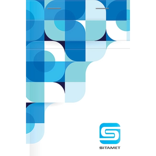 4" x 6" notepad with gloss full-color wraparound cover and 50... from ASI 91340 Journalbooks/Timeplanner Calendars