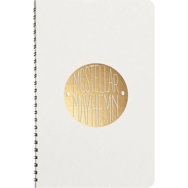 5.5" x 8.5" Classic FlexNotes; flexible paper notepad w/ foil imprint,... from ASI 91340 Journalbooks/Timeplanner Calendars