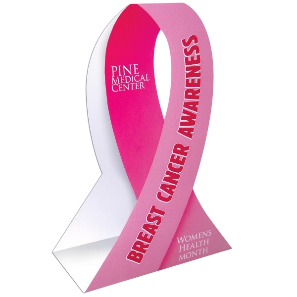 Full color ribbon design table tent digitally printed decoration. Made from... from ASI 67620 Lion Circle Corp / Lion/Circle