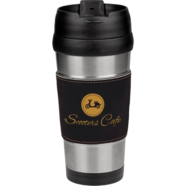 16 oz. Stainless steel mug.... from ASI 34046 Allcasion Travelware Co
