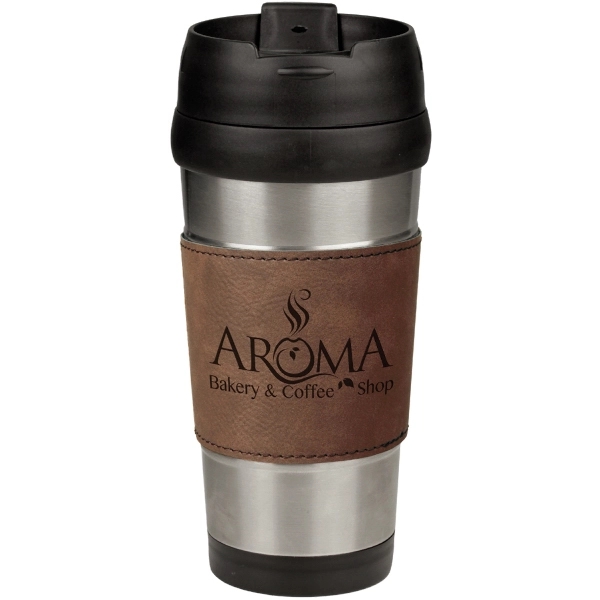 16 oz. Stainless steel mug.... from ASI 34046 Allcasion Travelware Co