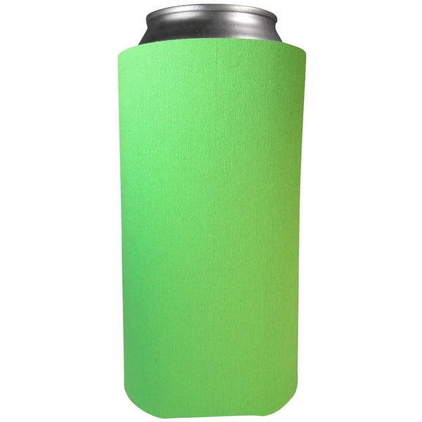 Collapsible 16 oz. FoamZone™ can cooler, perfect for keeping larger drinks... from ASI 67075 Leprechaun Promotions, LLC / Leprechaun Promotions
