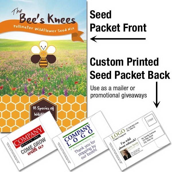 Mailable Seed Packet - Custom Printed Back... from ASI 46719 Corner Lot Marketing Inc / CLMPromotions