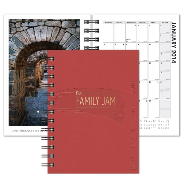 5" x 7" Planner w/ full-color images, foil or deboss imprint,... from ASI 91340 Journalbooks/Timeplanner Calendars