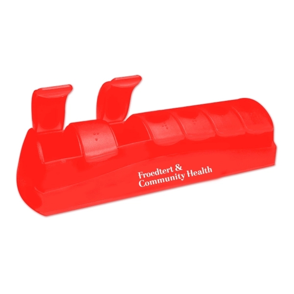 Seven Day Med Minder Pill Case with multiple larger capacity compartments... from ASI 52840 Evans Manufacturing
