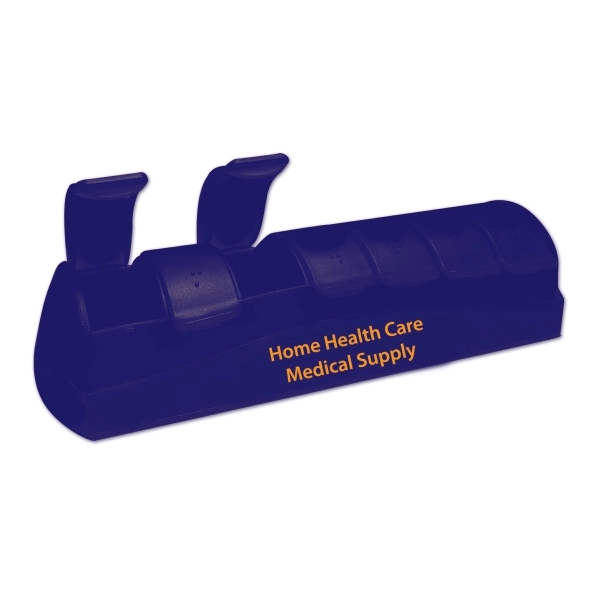 Seven Day Med Minder Pill Case with multiple larger capacity compartments... from ASI 52840 Evans Manufacturing