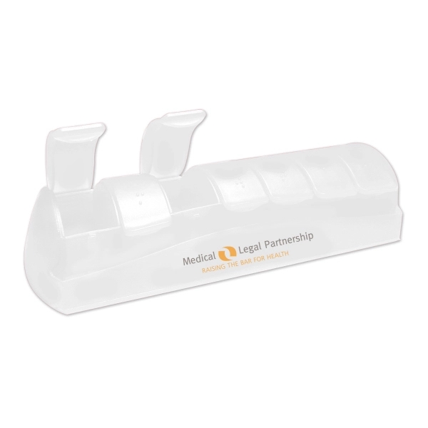 Seven Day Med Minder Pill Case with multiple larger capacity compartments... from ASI 52840 Evans Manufacturing