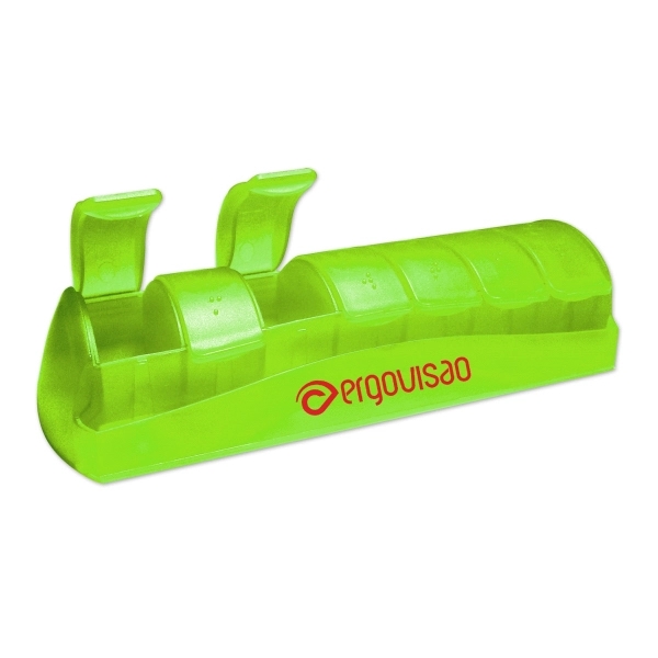 Seven Day Med Minder Pill Case with multiple larger capacity compartments... from ASI 52840 Evans Manufacturing