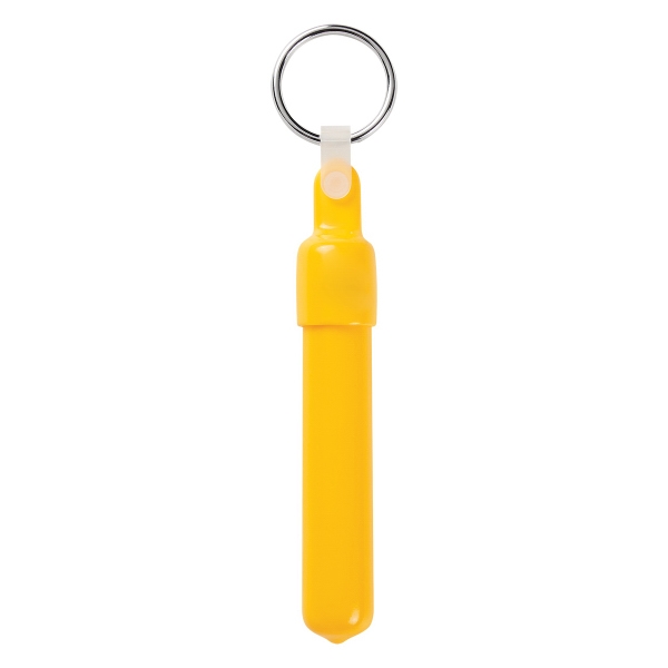 USA-made breathalyzer key tag with disposable single-use tester containing color-changing powder.... from ASI 61125 Hit Promotional Products