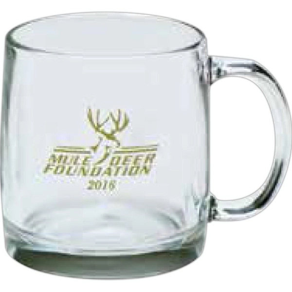 13 oz. Nordic glass coffee mug.... from ASI 36705 Archer's Decorative Glass Corp / Decorative Glass
