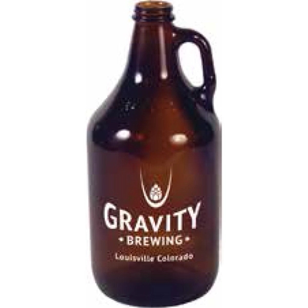 32 oz. Amber Growler.... from ASI 36705 Archer's Decorative Glass Corp / Decorative Glass