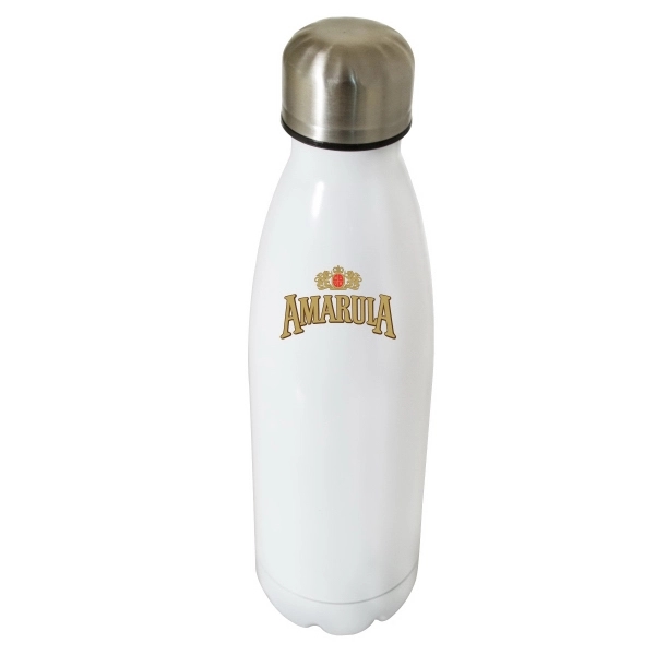 Double wall 18/8 grade stainless steel thermal bottle with vacuum insulation... from ASI 40544 Binaco / Binaline