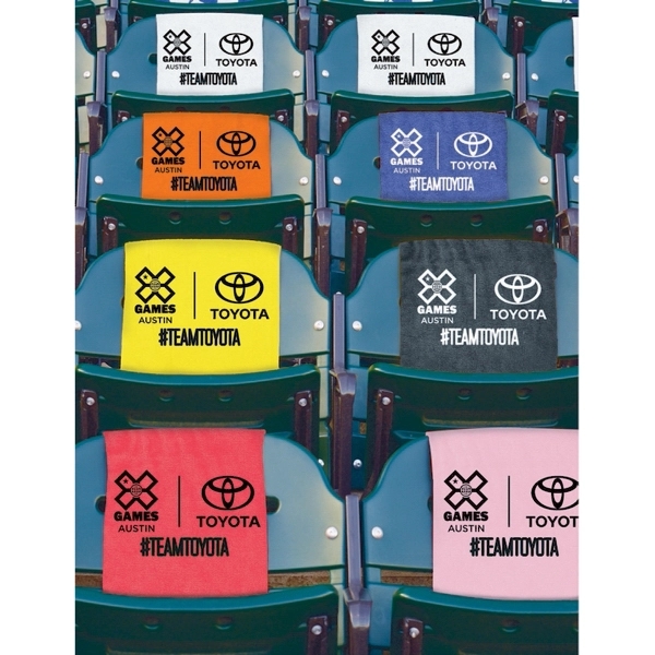 11" x 16" rally towel with hemmed terry loop.... from ASI 91605 Towel Specialties