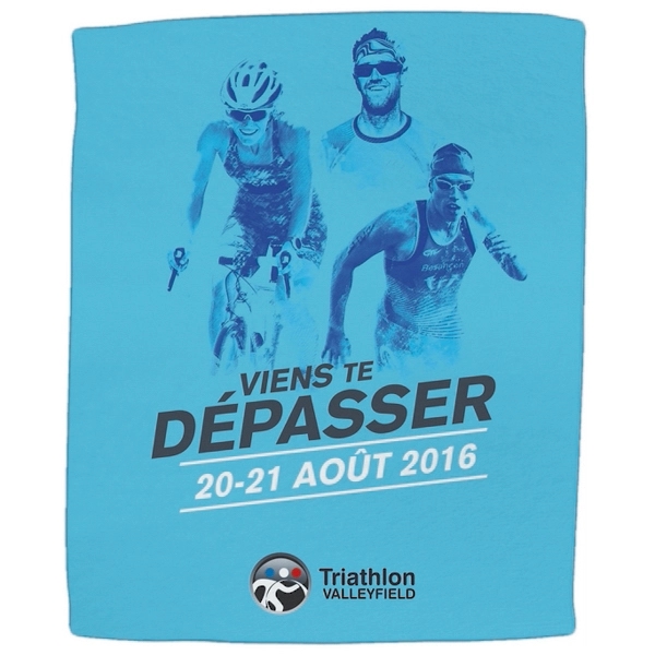 ColorFusion deluxe rally towel measuring 15" x 18" with edge-to-edge designs... from ASI 91605 Towel Specialties