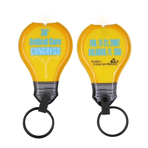 Key ring light made with soft-foam padding, covered with durable PVC,... from ASI 39850 The Bentcil Company / Bentcils™
