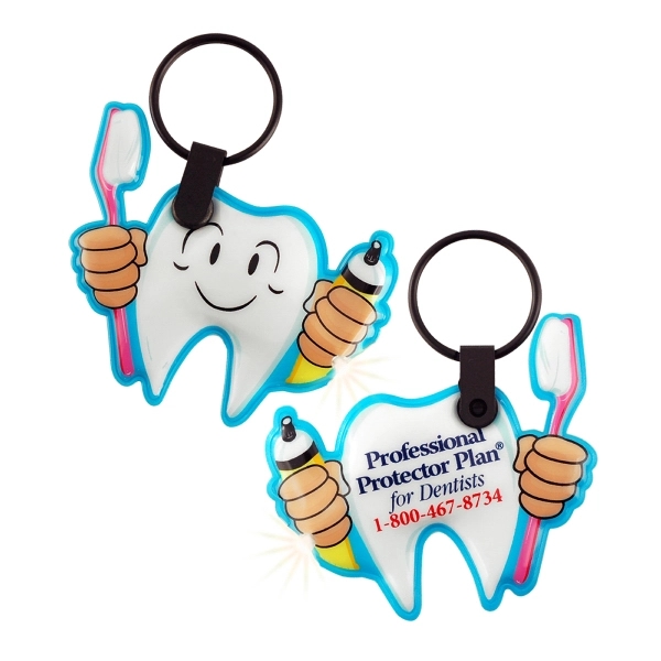 Key ring light made with soft-foam padding, covered with durable PVC,... from ASI 39850 The Bentcil Company / Bentcils™