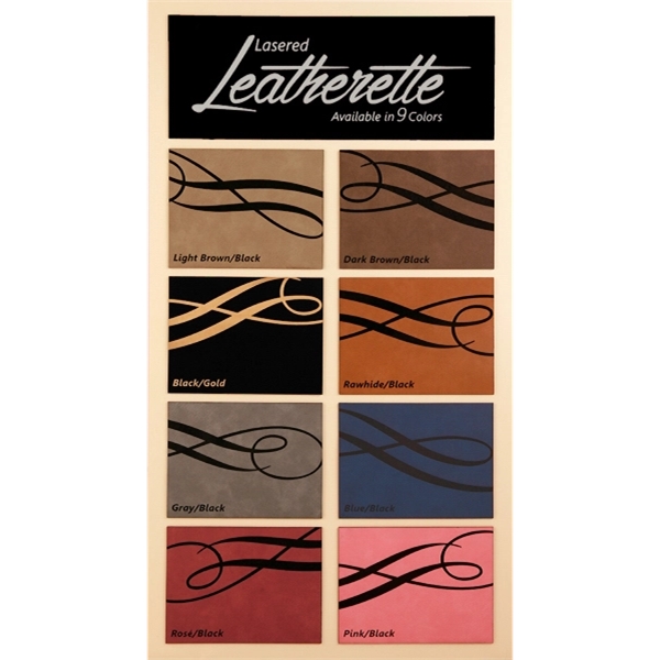 9.25" x 6.75" x 2" leatherette book or bible cover with... from ASI 92531 Unique Custom Products / UCP